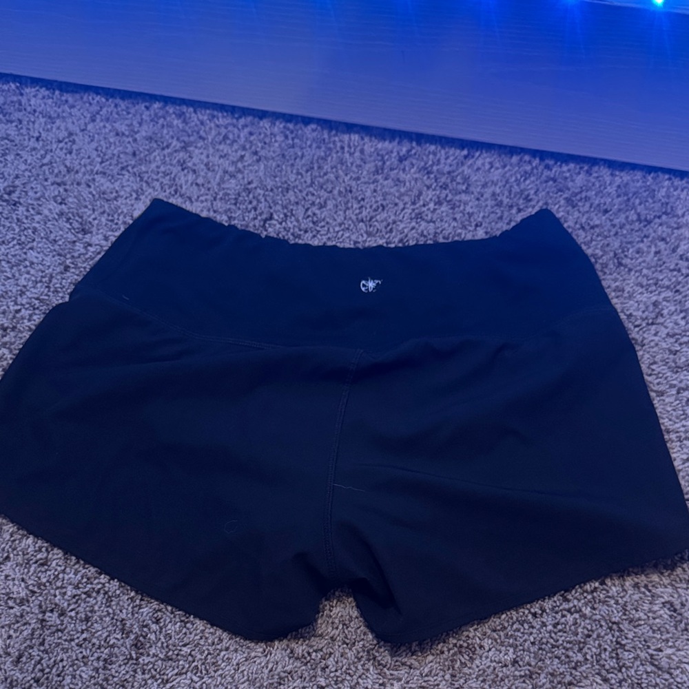 Women's Black Athletic Shorts